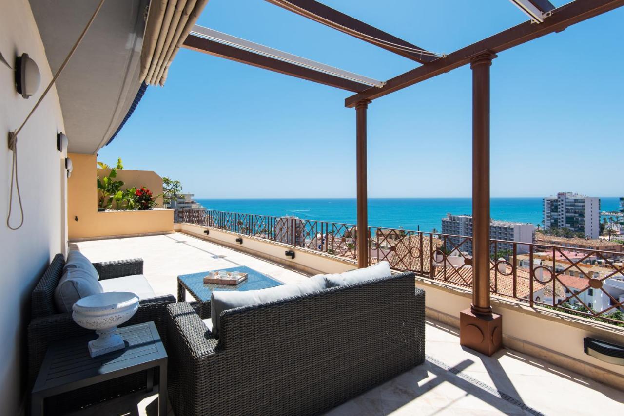 Ph Bellagio: Luxurious And Romantic Duplex Penthouse With Private Pool & Sea Views Benalmádena Exteriér fotografie